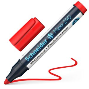 Schneider MAXX 290 rød whiteboardpenn 2–3 mm